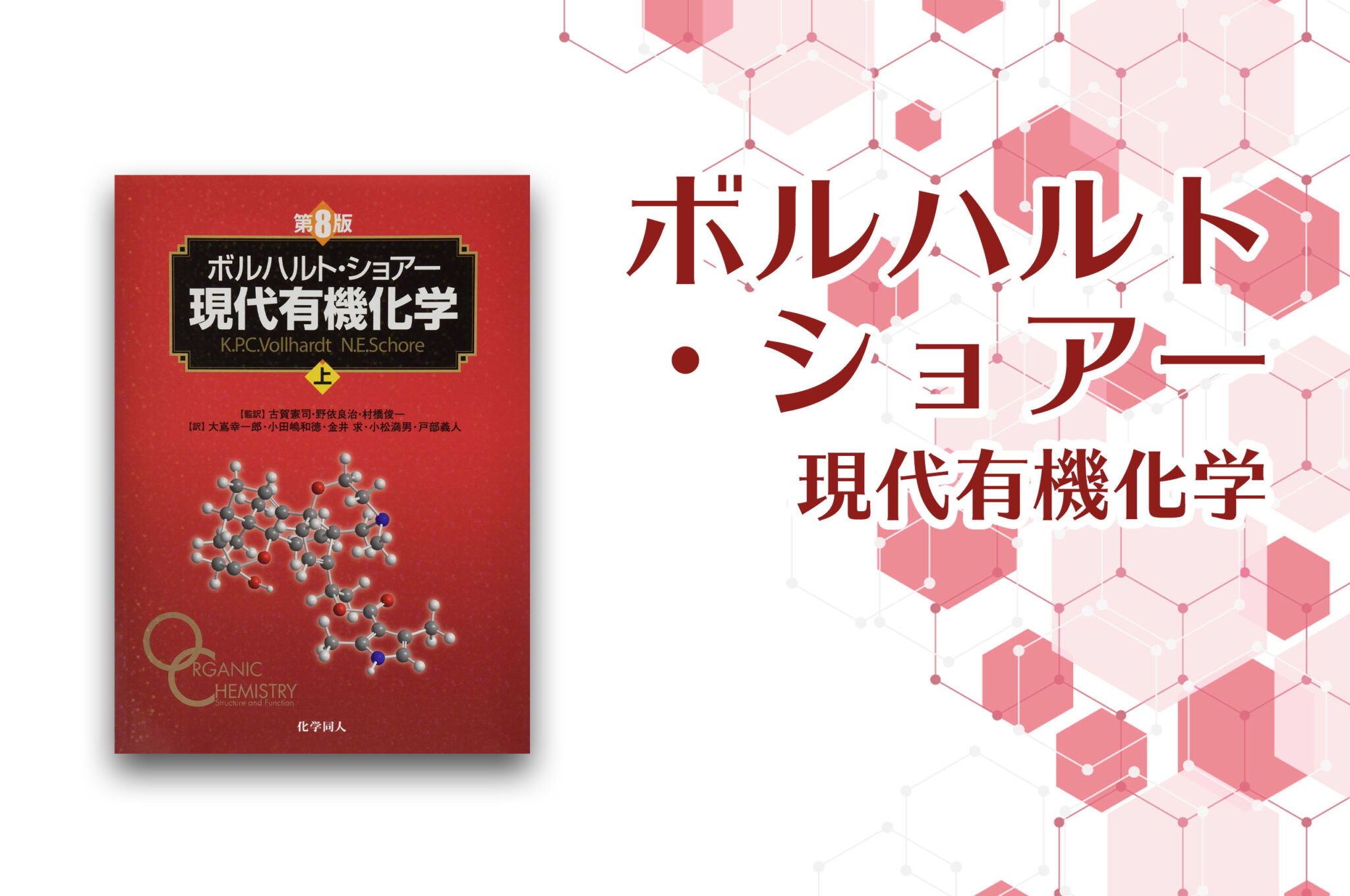 ボルハルト・ショアー 現代有機化学 第８版 上下+secpp.com.br